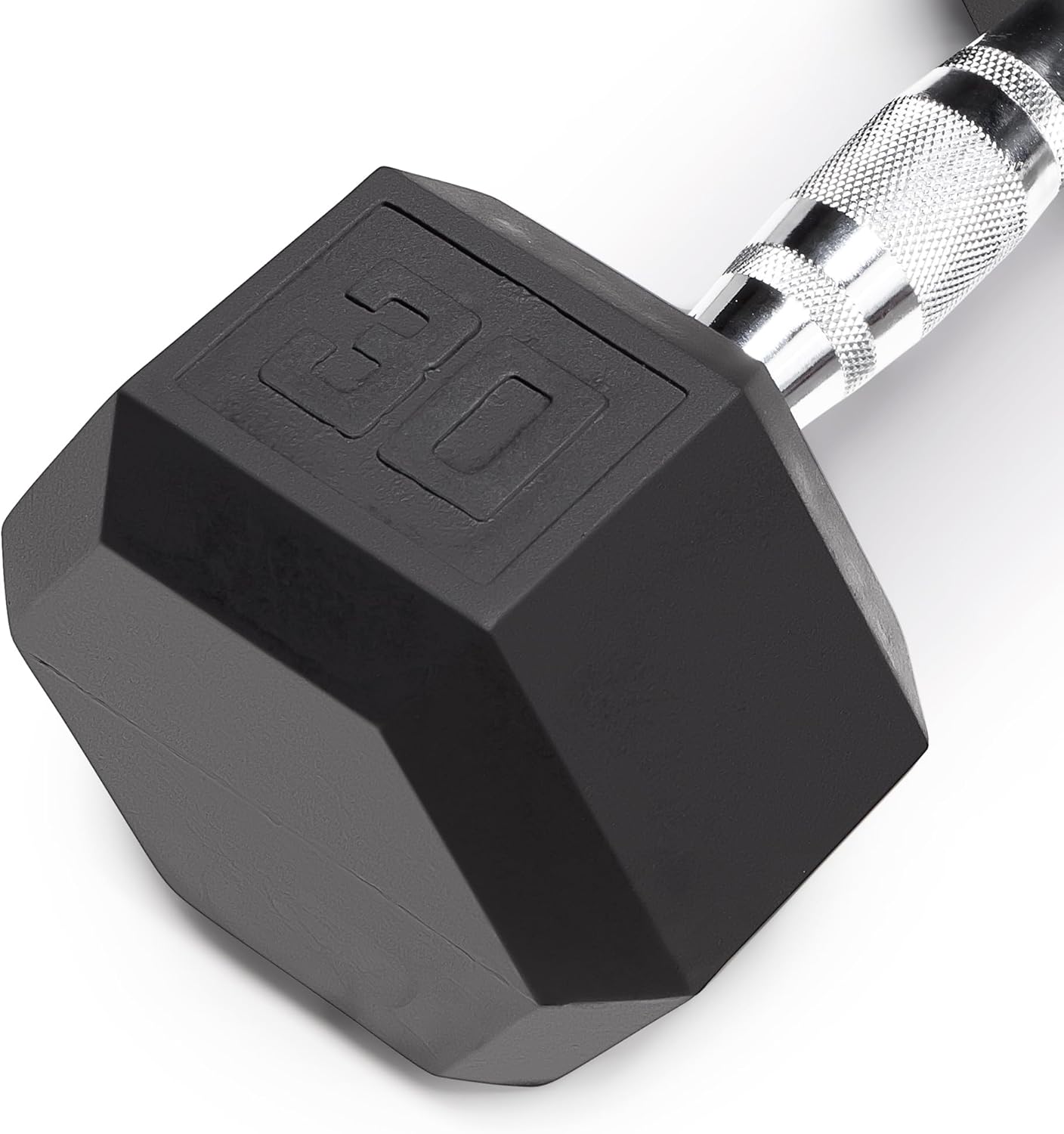 Marcy Rubber Hex Dumbbell - Available for 25lb - 50lb